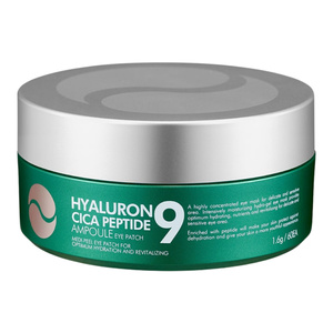 MEDIPEEL Hyaluron CICA Peptide 9 Ampoule Eye Patch łagodzące płatki pod oczy z peptydami 60 szt
