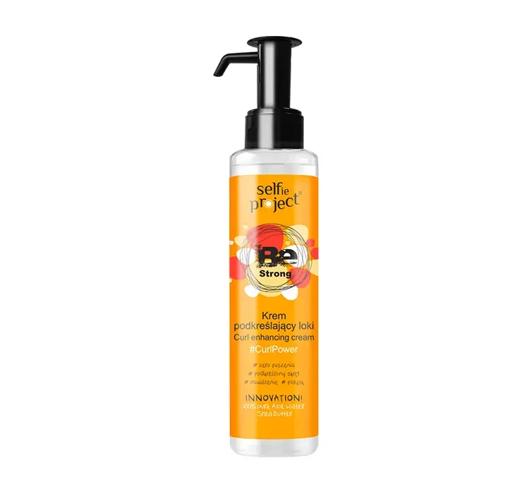 Selfie Project Be Strong krem podkreślający loki do włosów kręconych i falowanych 150ml