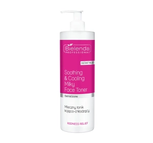 Bielenda Professional Redness Relief mleczny tonik kojąco-chłodzący 500 ml