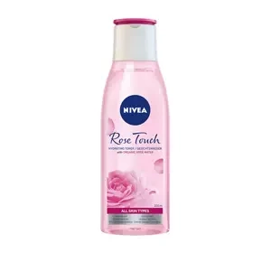 NIVEA Rose Touch tonik nawilżający z wodą różaną 200 ml