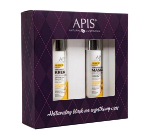 Apis Ceramide Power zestaw prezentowy kosmetyków do pielęgnacji twarzy krem na dzień 50 ml + maska na noc 50 ml