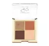 Golden Rose Quattro paleta cieni do powiek 04 Coffee Dream 4 x 2,2 g