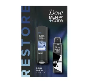 Dove Men+Care Restore zestaw kosmetyków żel pod prysznic 250 ml + antyperspirant w sprayu 150 ml