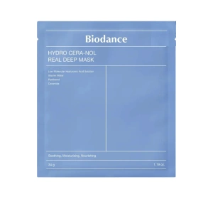 Biodance Hydro Cera-Nol Real Deep Mask nawilżająco-kojąca maseczka w płachcie 34 g