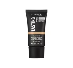 RIMMEL LASTING MATTE PODKŁAD W PŁYNIE MATUJĄCY 103 TRUE IVORY 30ML