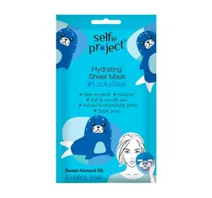 Selfie Project Hydranting maseczka w płachcie do twarzy Lucky Seal 1 sztuka