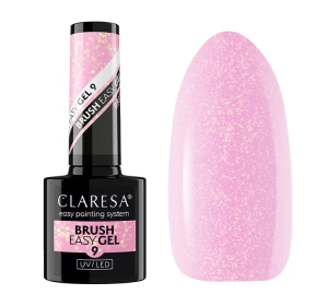 Claresa Brush Easy Gel budujący żel do paznokci w butelce 9 5 g