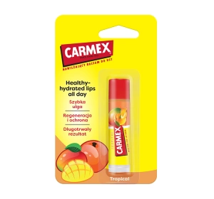 Carmex nawilżający balsam do ust w sztyfcie Tropical Brzoskwinia Mango 4,25g