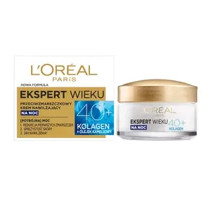 L'Oréal Paris Ekspert Wieku przeciwzmarszczkowy krem nawilżający na noc 40+ 50 ml