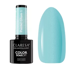 Claresa hybrydowy lakier do paznokci Pastel Glam 6 5 g