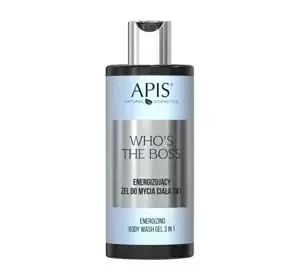 Apis Who's The Boss energizujący żel do mycia ciała 3w1 300 ml