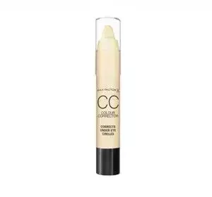 Max Factor Korektor CC Stick żółty niweluje cienie 3,3 g