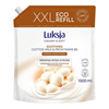 Luksja Creamy Creamy & Soft mydło w płynie refill Mleczko Bawełniane i Prowitamina B5 1500 ml
