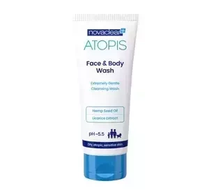 Novaclear Atopis płyn do mycia twarzy i ciała 200 ml