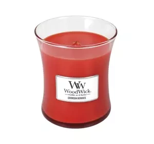 Woodwick Medium Jar Candle świeca zapachowa Crimson Berries 275g