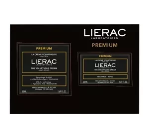 Lierac Premium zestaw kosmetyków do twarzy krem przeciwzmarszczkowy 50 ml + refill 50 ml