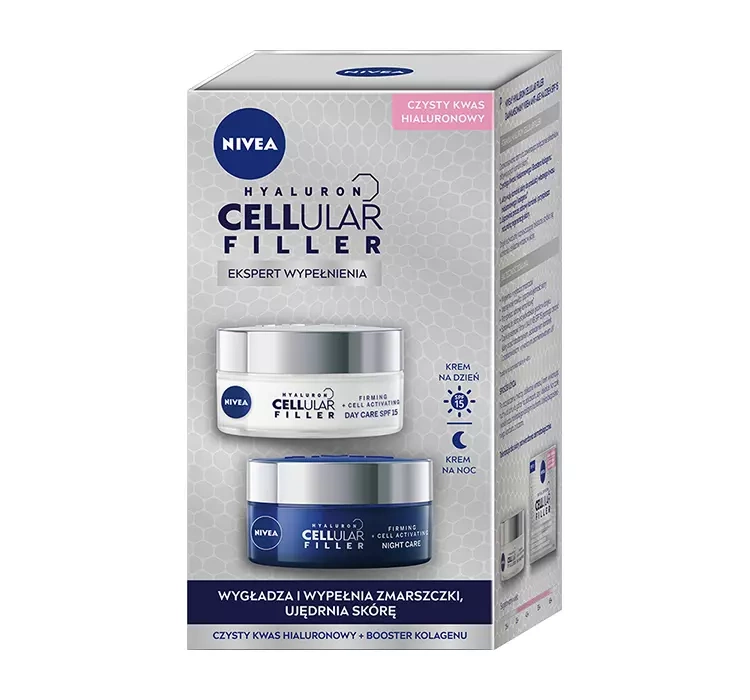 NIVEA 2 Pack Cellular Expert Filler krem na dzień i krem na noc 2x50ml