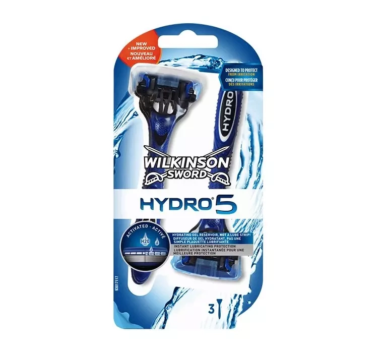 Wilkinson Sword Hydro 5 jednorazowe maszynki do golenia dla mężczyzn 3 sztuki