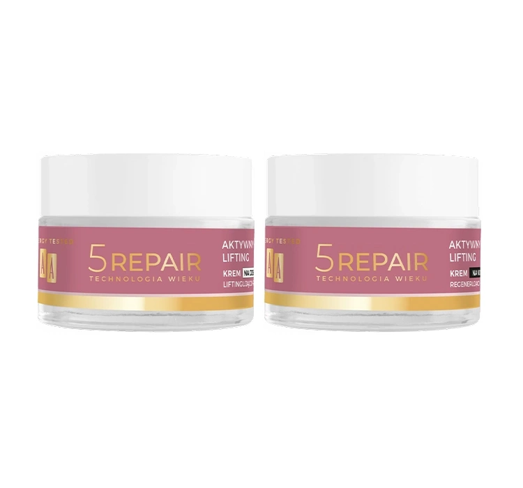 AA 5Repair Aktywny Lifting 50+ zestaw krem na dzień 50ml + krem na noc 50ml