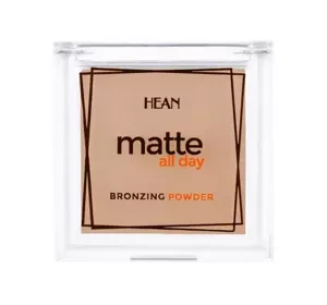 Hean Matte All Day puder brązujący 55 Jamaica Sun 9 g