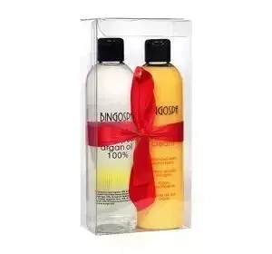 BingoSpa Arganowy Szał zestaw serum szamponowe 300 ml + krem pod prysznic 300 ml