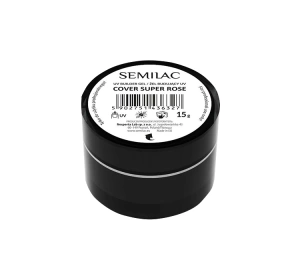 Semilac budujący żel UV do przedłużania paznokci Cover Super Rose 15 g
