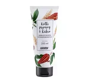 Anwen Kiełki Pszenicy i Kakao maska do włosów wysokoporowatych 200 ml
