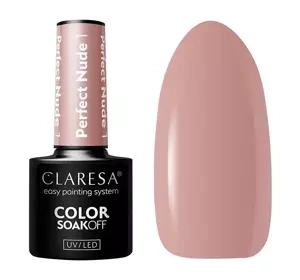 Claresa hybrydowy lakier do paznokci Perfect Nude 1 5 g