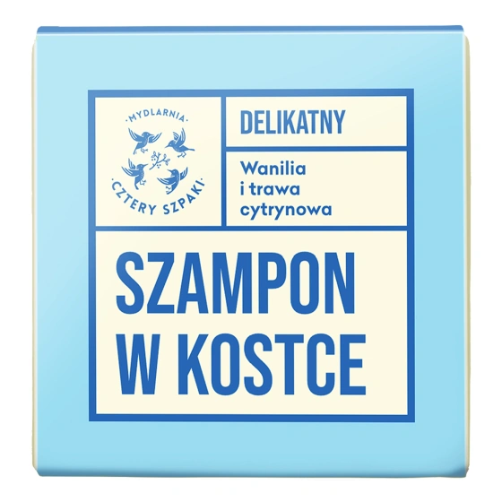 Mydlarnia Cztery Szpaki delikatny szampon w kostce 75g