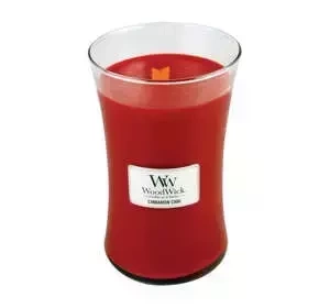 WOODWICK LARGE JAR CANDLE ŚWIECA ZAPACHOWA CINNAMON CHAI 610G