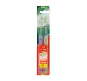 Colgate Twister Deep Cleaning szczoteczka do zębów Medium 1+1