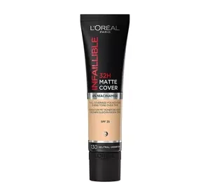 L'Oréal Paris Infaillible 32 H Matte Cover długotrwały podkład matujący 130 30 ml