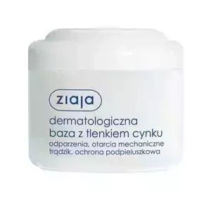 Ziaja dermatologiczna baza z tlenkiem cynku na odparzenia, otarcia mechaniczne, trądzik, ochrona podpieluszkowa 80 g