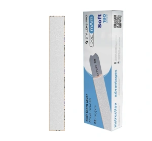 Staleks Pro wymienne pilniki białe na bazie miękkiej papmAm Soft Expert 20 180 grit 25 sztuk