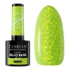 Claresa Rainbow Jello Base baza hybrydowa do paznokci Lime 5 g