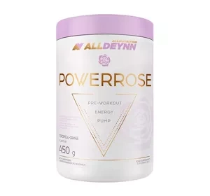 Allnutrition Alldeynn Powerrose przedtreningówka suplement diety Tropical-Orange 450 g