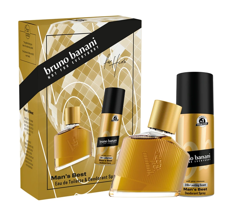 bruno banani man's best woda toaletowa 30 ml   zestaw 