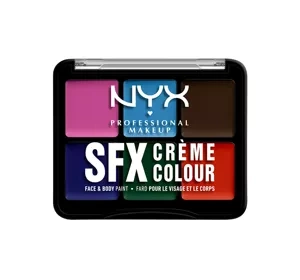 Nyx Professional Makeup SFX Face & Body paleta farbek do twarzy i ciała 02 Secondary 6x1g
