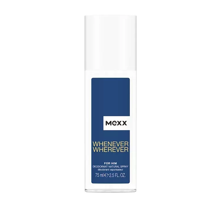 mexx whenever wherever for him dezodorant w sprayu 75 ml     