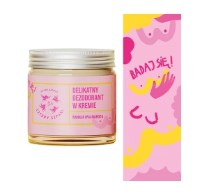 Mydlarnia Cztery Szpaki dezodorant w kremie Wanilia i Palmaroza 15 ml + ulotka Badaj Się!