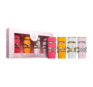Lattafa woda perfumowana spray Yara 25 ml + Yara Candy 25 ml + Yara Tous 25 ml + Yara Moi 25 ml