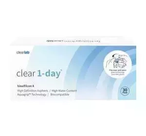 Clear 1-Day soczewki kontaktowe 30 szt -1.75/8.7
