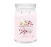 Yankee Candle Signature duża świeca zapachowa Pink Cherry & Vanilla 567 g