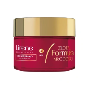 Lirene Złota Formuła Młodości silnie ujędrniający krem odżywczy na noc 60+ 50 ml