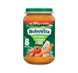 BoboVita obiadek w słoiczku po 8 miesiącu Potrawka z delikatną rybą 200 g