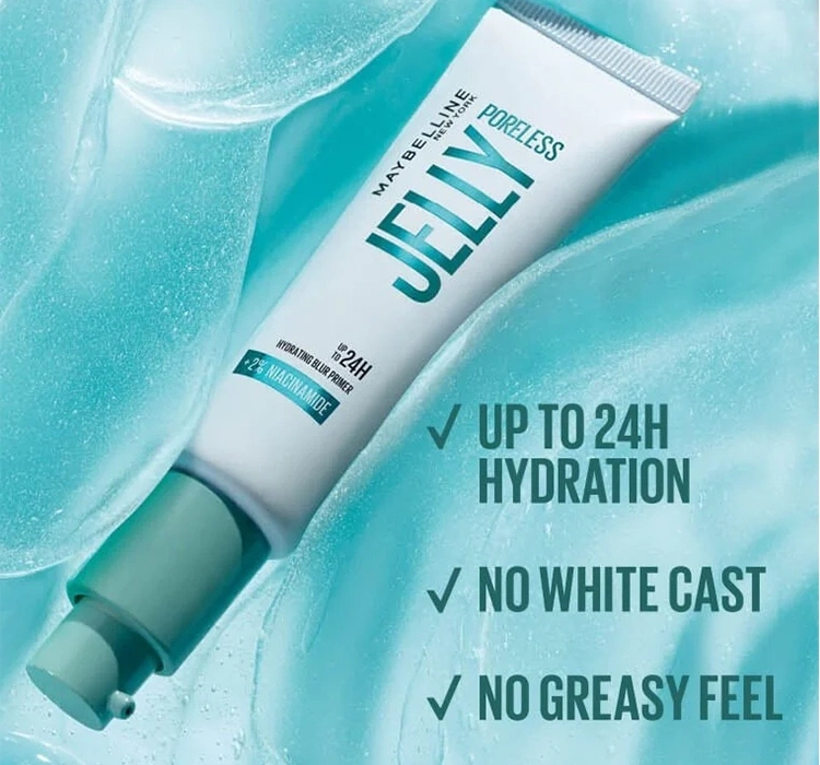 Maybelline Poreless Jelly nawilżająca baza pod makijaż z 2% niacynamidem 30ml