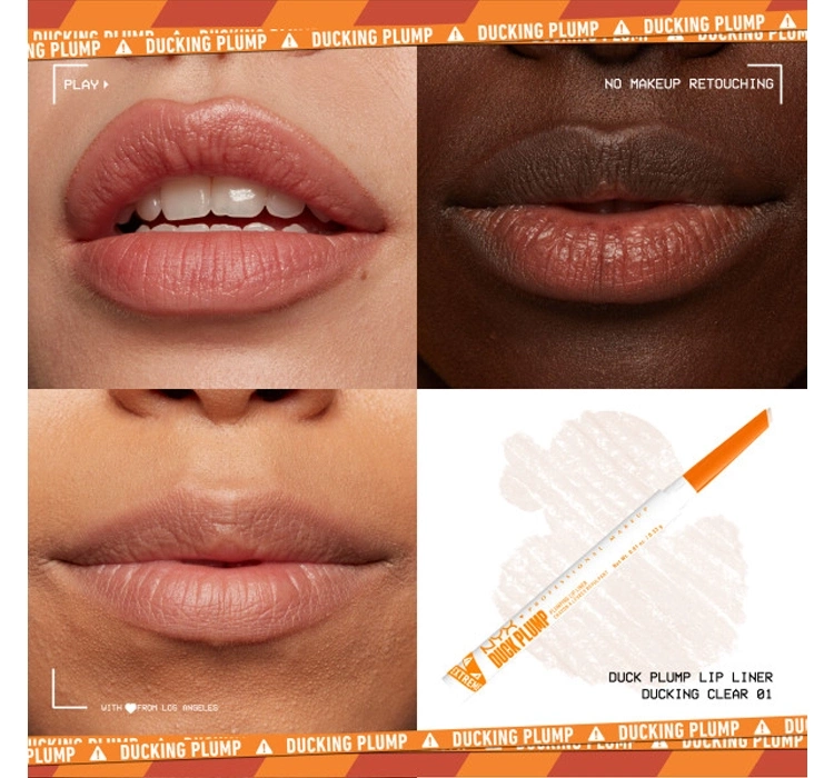 NYX Professional Makeup Duck Plump konturówka do ust 01 Ducking Clear 0,3 g