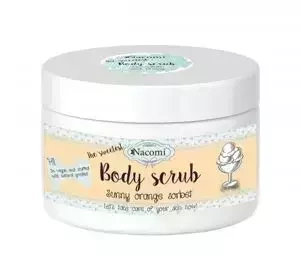 Nacomi Body Scrub peeling do ciała Sunny Orange Sorbet 200g
