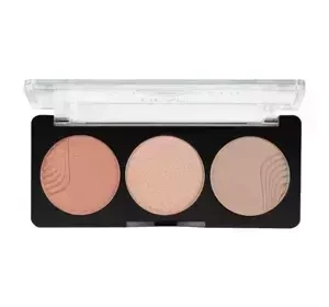 Hean Glow Nude Palette paleta do twarzy 3w1 Sunglow 8 g
