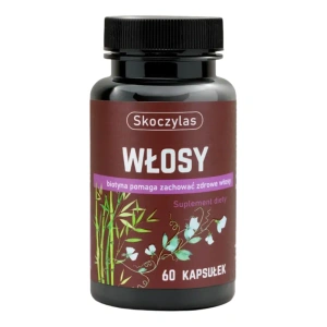 Skoczylas włosy L-cysteina biotyna L-metionina suplement diety 60 kapsułek